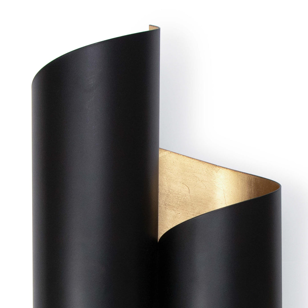 Folio | Sconce | Black and Gold