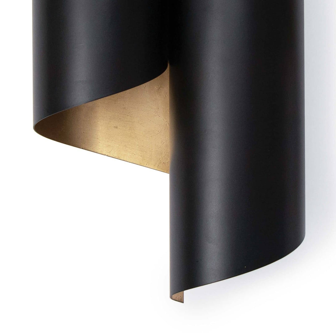 Folio | Sconce | Black and Gold