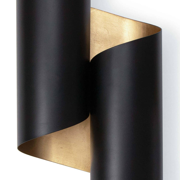 Folio | Sconce | Black and Gold