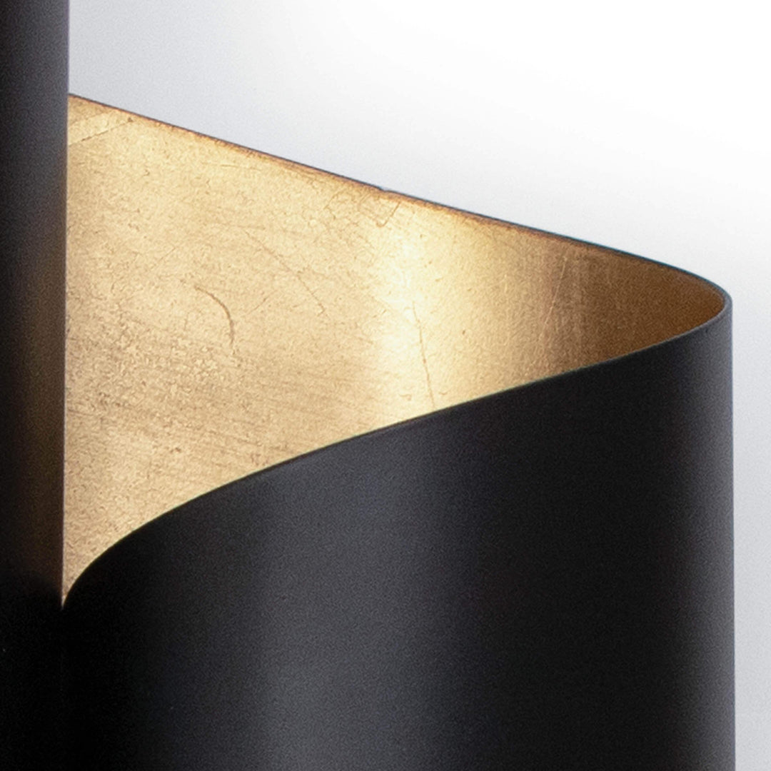 Folio | Sconce | Black and Gold