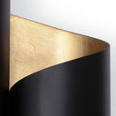 Folio Sconce | Black and Gold