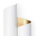 Folio Sconce | White and Gold