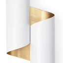 Folio Sconce | White and Gold