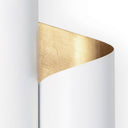 Folio Sconce | White and Gold