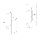 Folio Sconce | White and Gold