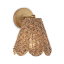 Kismet Hanging Sconce | Natural Brass