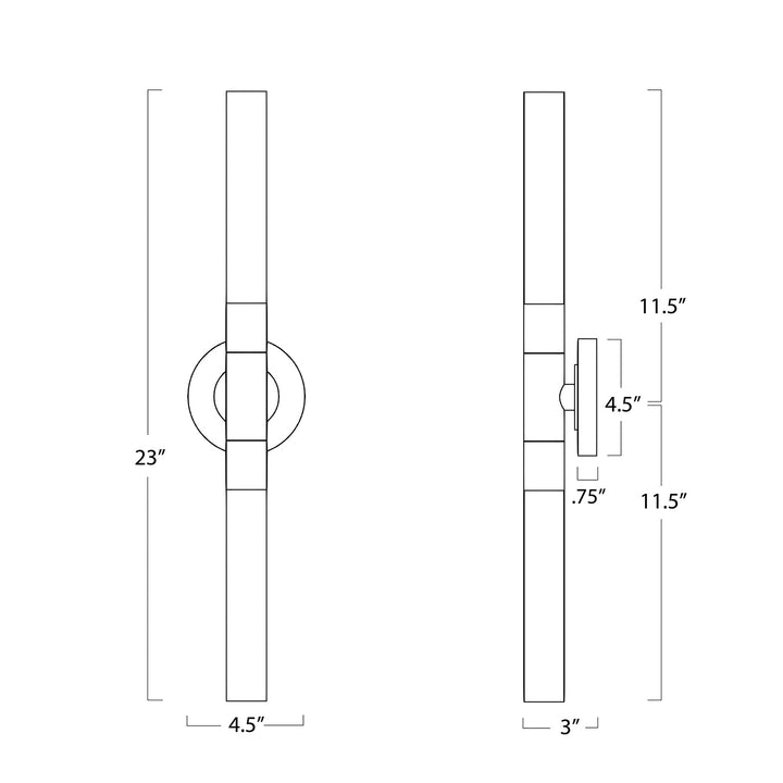 Wick Hilo | Sconce | Oil Rubbed Bronze