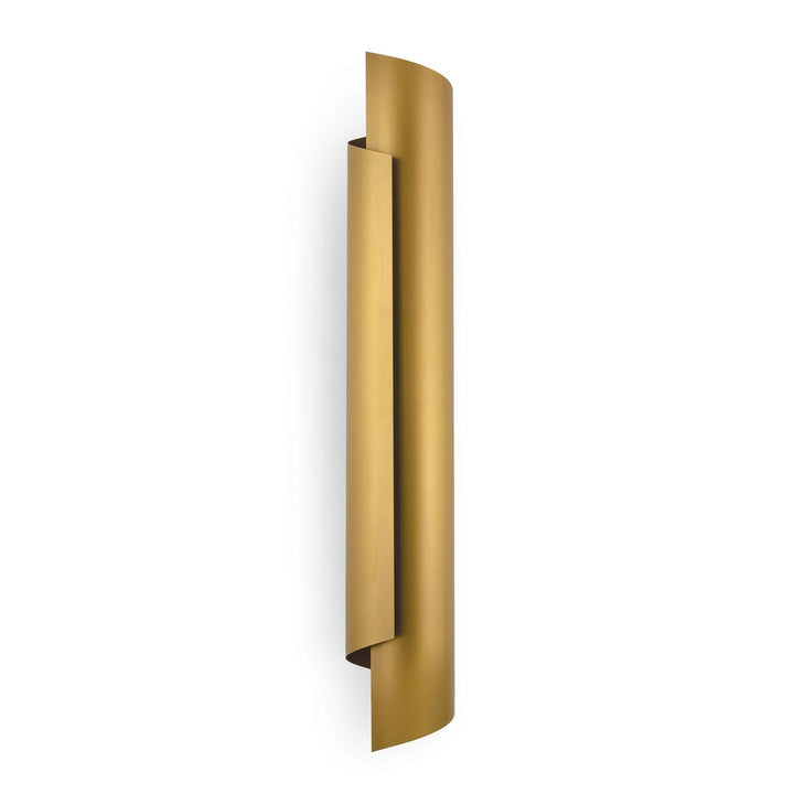 Flute | Sconce | Natural Brass