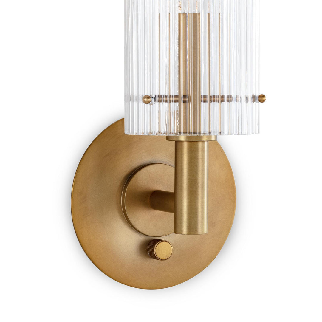 Dixie | Sconce | Natural Brass