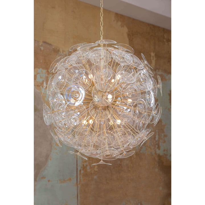 Poppy Glass | Chandelier | Large | Clear