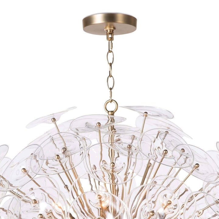 Poppy Glass | Chandelier | Large | Clear