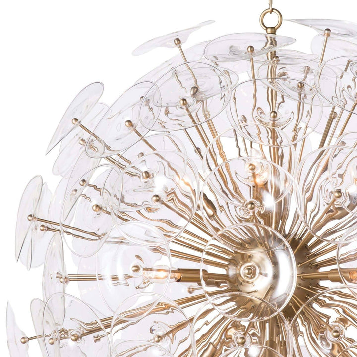 Poppy Glass | Chandelier | Large | Clear