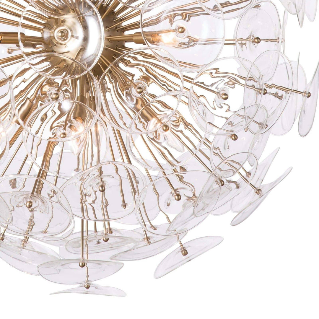 Poppy Glass | Chandelier | Large | Clear