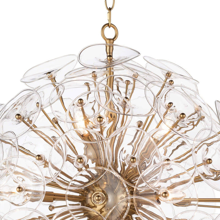 Poppy Glass | Chandelier | Small | Clear