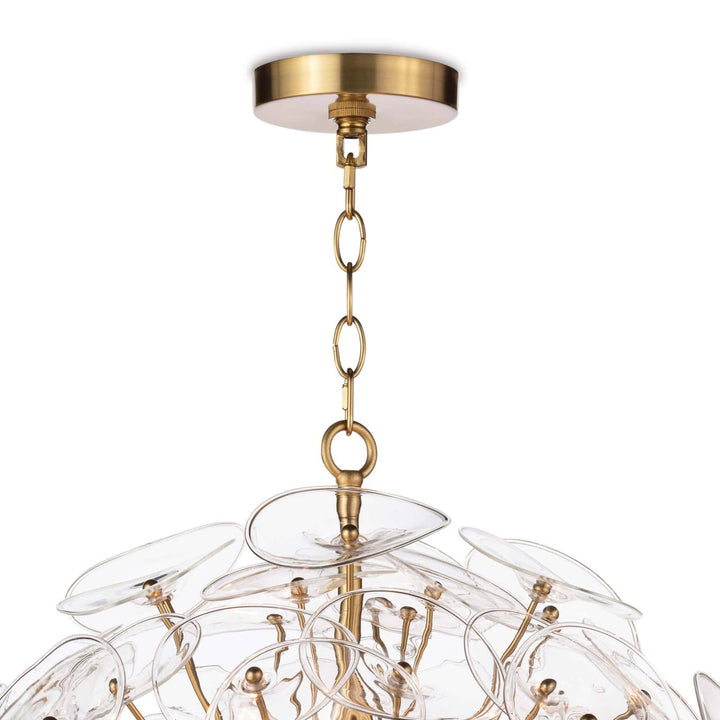 Poppy Glass | Chandelier | Small | Clear