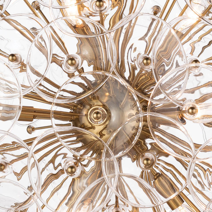 Poppy Glass | Chandelier | Small | Clear