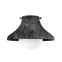 Surfside Wood Flush Mount | Ebony