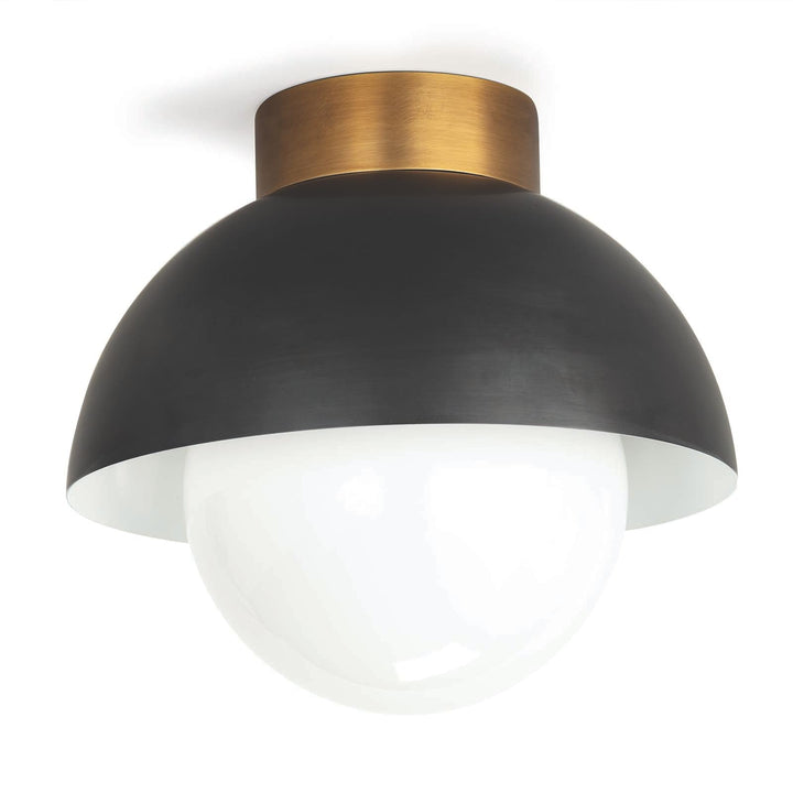 Montreux | Flush Mount | Oil Rubbed Bronze and Natural Brass