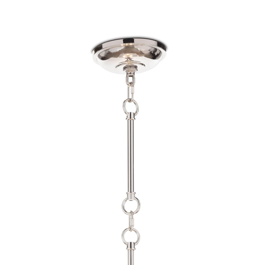 Reese | Pendant | White and Polished Nickel