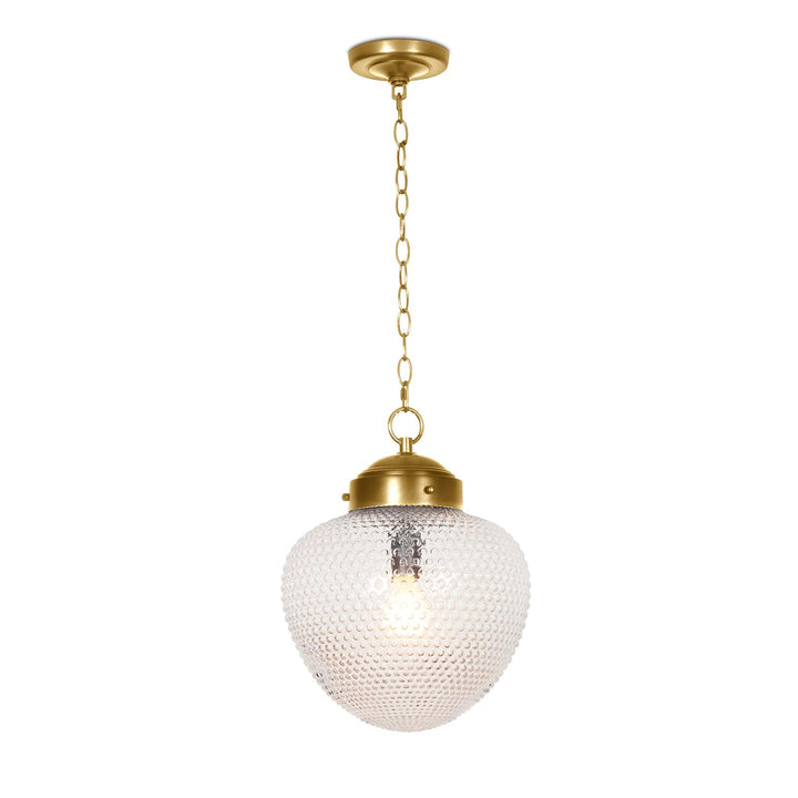 Sadie Glass | Pendant | Natural Brass