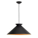 Viggo Pendant Large | Black and Gold