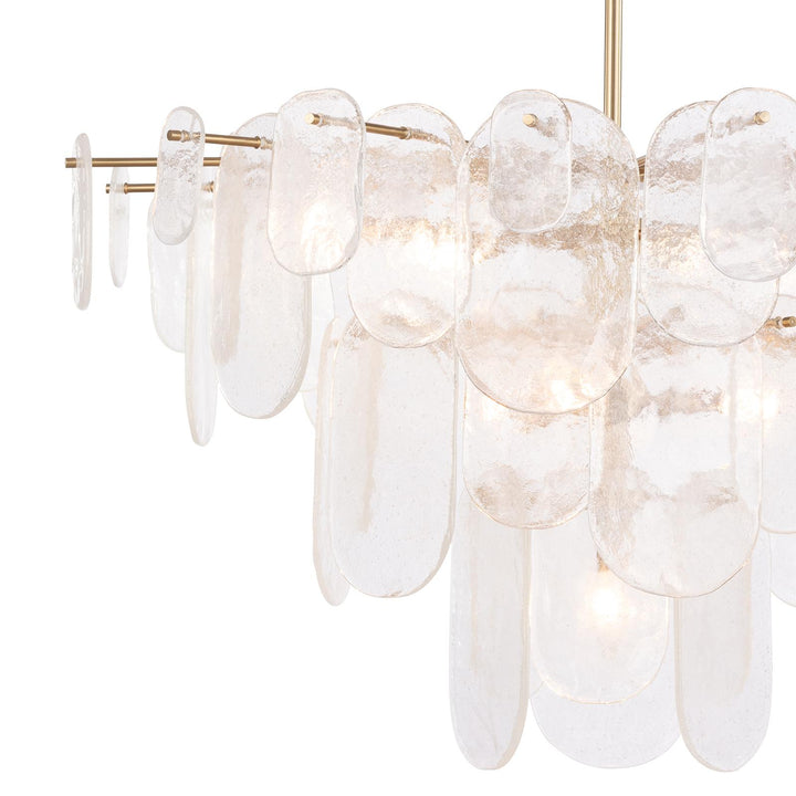 Echo | Chandelier | Natural Brass