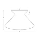 Viggo Flush Mount | Black and Gold