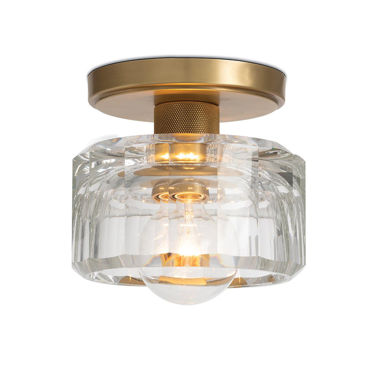 Bijoux Crystal | Flush Mount | Natural Brass