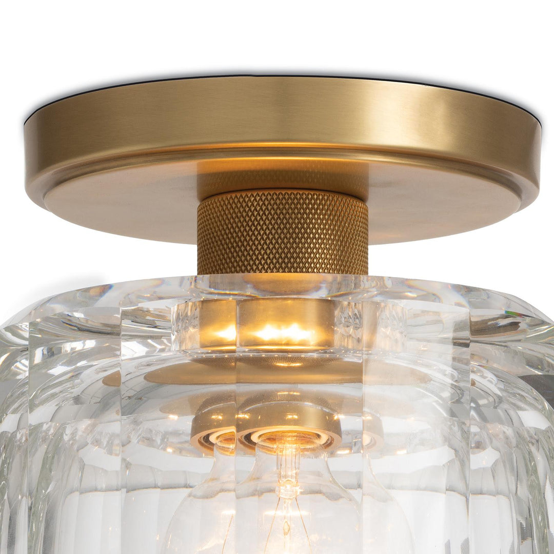 Bijoux Crystal | Flush Mount | Natural Brass