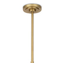 Artemis Chandelier | Natural Brass | Alabaster Glass