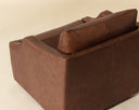 Orwell Swivel Lounge Chair - Cognac Leather