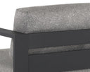 Tavira Armchair - Charcoal - Lanikai Salt And Pepper