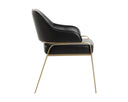 Malachi Dining Armchair - Cantina Black