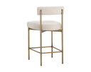 Seneca Counter Stool - Antique Brass - Danny Ivory