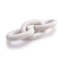 Atlas Marble Chain | White | Overstock