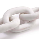 Atlas Marble Chain | White | Overstock