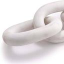 Atlas Marble Chain | White | Overstock