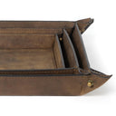 Derby Leather Tray Set | Brown