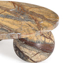 Marlow Marble Plate Large | Brown