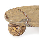 Marlow Marble Plate Small | Brown
