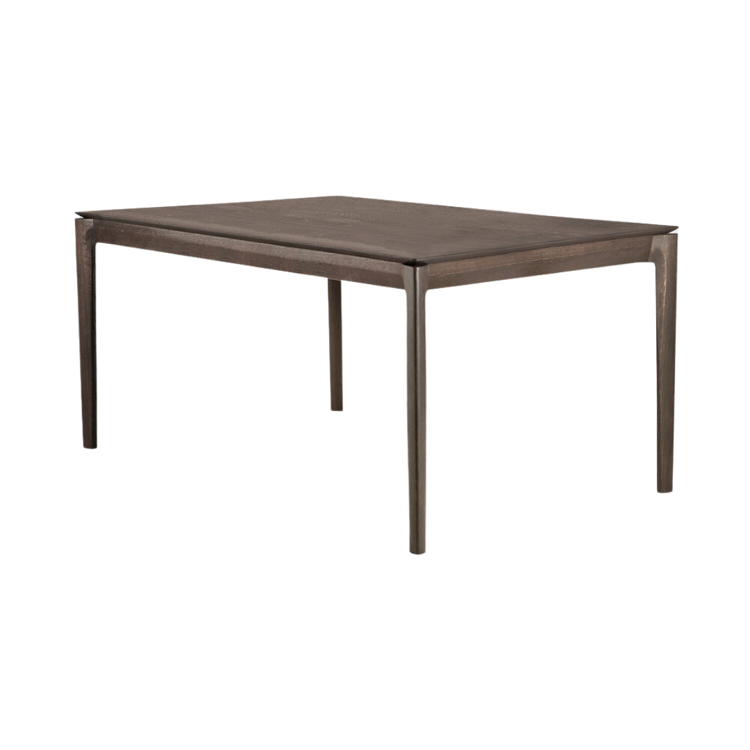 Bok Dining Table - Varnished Oak - Brown