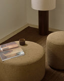 Barrow Pouf | Ginger Fabric | 24" X 24"