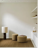 Barrow Pouf | Ginger Fabric | 24" X 24"