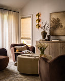 Julius Swivel Chair - Surrey Cocoa