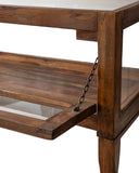 Vintage Teak Shop Case