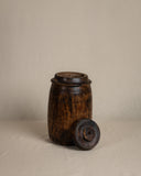 Vintage Wooden Spice Jar | Large