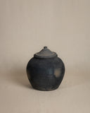 Lidded Village Jar