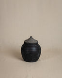 Lidded Village Jar