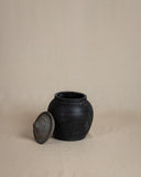 Lidded Village Jar