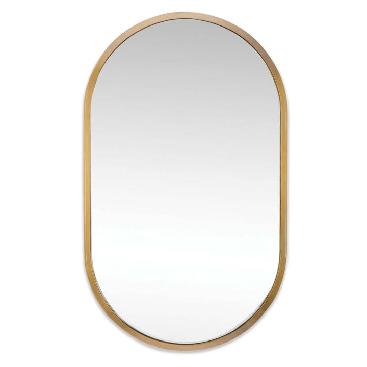 Canal Mirror | Natural Brass